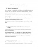 Taller 1. Mercado de Capitales – Activos Financieros