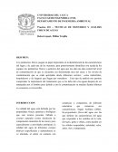 Los parámetros físicos juegan un papel importante en la identificación de las características del lugar y de cada una de las muestras, para posteriormente identificar con ayuda de los equipos los parámetros físicos y químicos del agua que nos dan u
