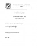 INGENIERÍA QUÍMICA CUESTIONARIO PREVIO No. 5 “Descarga de un Tanque”