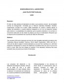 BIOSEGURIDAD EN EL LABORATORIO “Manual Laboratory Biosafety”