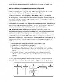Metodologias administracion proyectos. Página 1