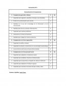 Autoevaluación de Competencias Instrumentos UNA