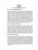 SELLO (Cortometraje) Escaleta