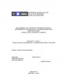 PROYECTO – ETAPA 1 TECNOLOGÍAS DE INFORMACIÓN Y COMUNICACIÓN PARA LA GESTIÓN