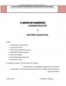 La gestion del conocimiento Trabajo Practico de Investigacion