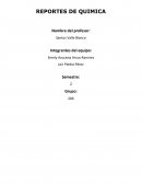 REPORTES DE QUIMICA