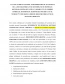 Acta de la Sociedad Mercantil SENSORMATIC