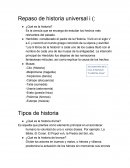 Repaso de historia universal