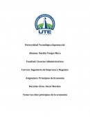 Ejemplos de los 10 principios de la Economía