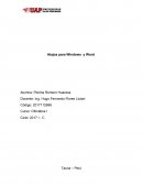 Atajos para windows y word.