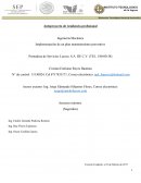 Anteproyecto de residencia profesional Implementación de un plan mantenimiento preventivo