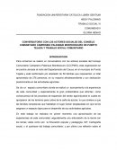 CONVERSATORIO CON LOS ACTORES SOCIALES DEL CONSEJO COMUNITARIO CAMPESINO PALENQUE MONTEOSCURO DE PUERTO TEJADA Y TRABAJO SOCIAL COMUNITARIO