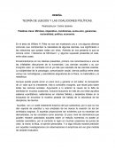 TEORIA DE JUEGOS Y COALICIONES POLITICAS