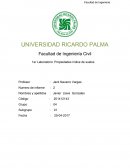 Laboratorio: Propiedades índice de suelos