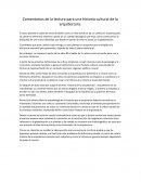 Comentarios de la lectura para una historia cultural de la arquitectura