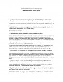 Cuestionario a la lectura calor y temperatura