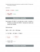 ¿Durante cuánto tiempo ha de imponerse un capital de 25 000 € al 5% para que se convierta en 30.000 €?