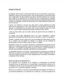 RESPONSABILIDAD PROFESIONAL. FINES ÉTICOS