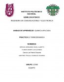 PRACTICA 3: TERMODINAMICA