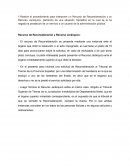 Recurso de Reconsideración y Recurso Jerárquico