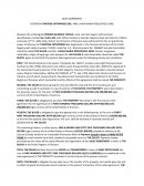 SALES AGREEMENT BETWEEN STARTING ENTERPRISES INC. AND LAURA MARIA ROQUICHOLI SANZ