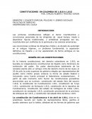 RESEÑA DE LAS CONSTITUCIONES