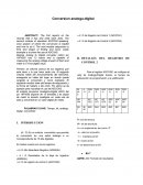 Paper conversion analoga-digital