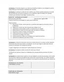 Actividades del proyecto de lengua