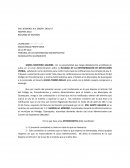 Contestacion a recurso de revisionconencioso administrativo