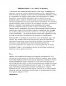 PERSPCIONES A LO LARGO DE MI VIDA