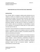 Psicología Comunitaria; momentos de la investigación cualitativa.