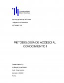 METODOLOGÍA DE ACCESO AL CONOCIMIENTO I Trabajo practico n° 3