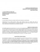 LA ILEGAL ORDEN DE TRASLADO A DIVERSOS CENTROS DE RECLUSION LOS ULTIMOS MESES.