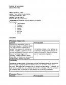 Tema- Analisis de personajes (la vida es sueño)