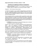 CENTRALES HIDROELÉCTRICAS EN MEXICO