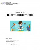 TRABAJO N°1 HÁBITOS DE ESTUDIO