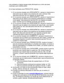 Una verdulería y frutería maneja cierta información en un libro de Excel nombrado como VERDULERIA