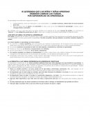 SI QUEREMOS QUE LOS NIÑOS Y NIÑAS APRENDAN DEBEMOS CAMBIAR LAS TAREAS, POR EXPERIENCIAS DE APRENDIZAJE