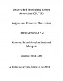 Comercio Electronico Tarea: Semana 2 N.2
