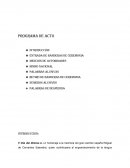 Programa de acto Día del idioma