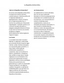 ¿Qué es la Republica Aristocrática?