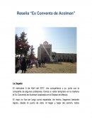 Reseña “Ex Convento de Acolman”