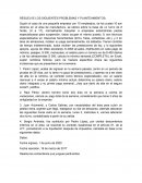 RESUELVE LOS SIGUIENTES PROBLEMAS Y PLANTEAMIENTOS: