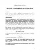 Emplear el paquete de simulación MATLAB aplicado al análisis de los sistemas de control, para obtener el desarrollo en fracciones parciales y para resolver ecuaciones diferenciales.