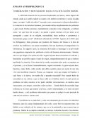 ENSAYO ANTROPOLÓGICO 1 INMIGRACIÓN Y REFUGIADOS: HACIA UNA SITUACIÓN MEJOR.
