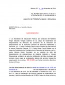 México D.F. a de diciembre de 2014 “EL MUNDO ES TUYO” S.A. DE C.V.