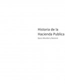 Histporia de la Hacienda Publica