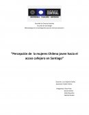 Percepción de la mujer chilena joven hacia el acoso callejero en Santiago