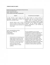 El Durazno Tema: Proyecto ATLAS (taller de exploración).. Página 1