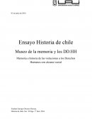 Ensayo museo de la memoria chile